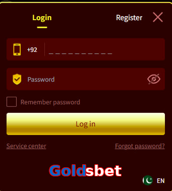 Goldsbet login preview